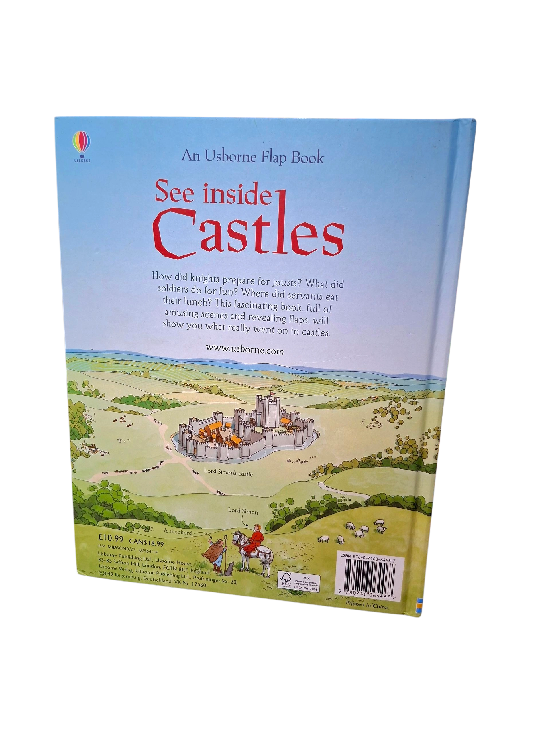 USBORNE: See Inside Castles - A LIFT THE FLAP BOOK (Age 7 & Above) - Image 2