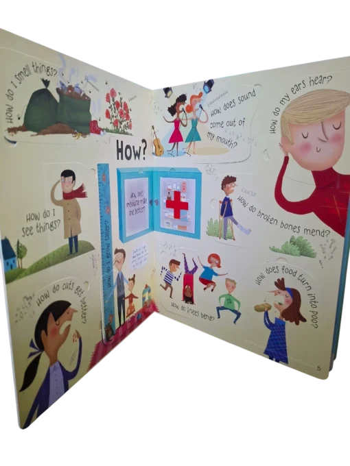 Usborne Questions and Answers About Your Body- A LIFT THE FLAP BOOK - Image 3