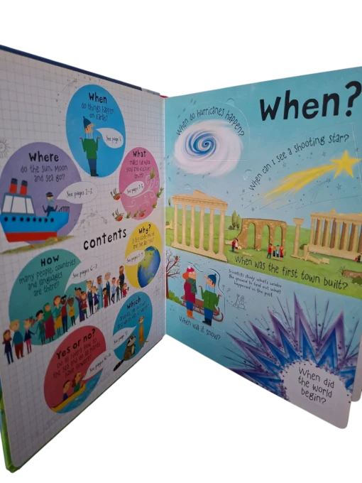 Usborne Questions and Answers About Our World- A LIFT THE FLAP BOOK - Image 3