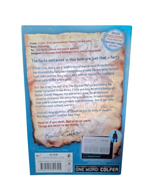 EOIN COLFER - ARTEMIS FOWL AND THE ARCTIC INCIDENT - Image 2