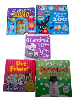 A Set of Five Board Books (Age 0-3)