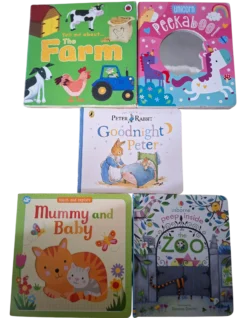 A Set of Five Board Books (Age 0-3)