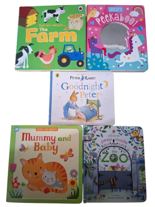 A Set of Five Board Books (Age 0-3)