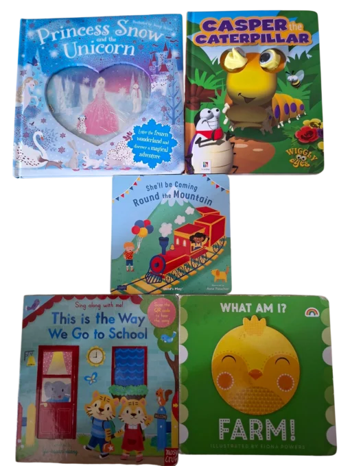 A Set of Five Board Books (Age 0-3)