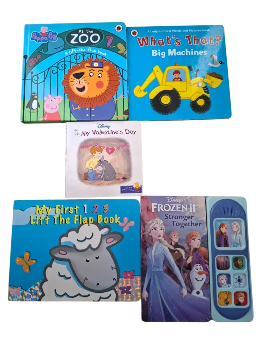 A Set of Five Board Books (Age 0-3)