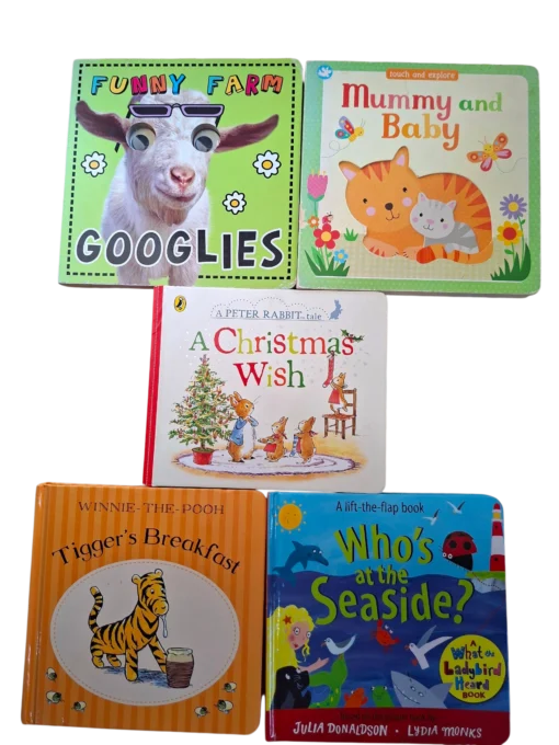 A Set of Five Board Books (Age 0-3)