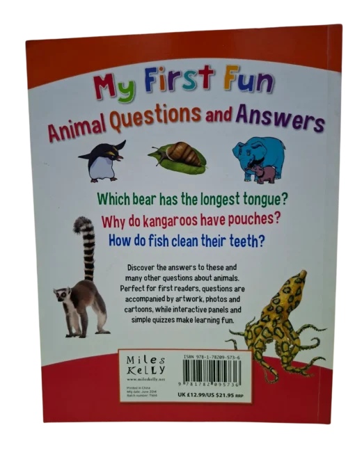 MILES KELLY: My First Fun Animal Questions and Answers (Age 7 & Above ...
